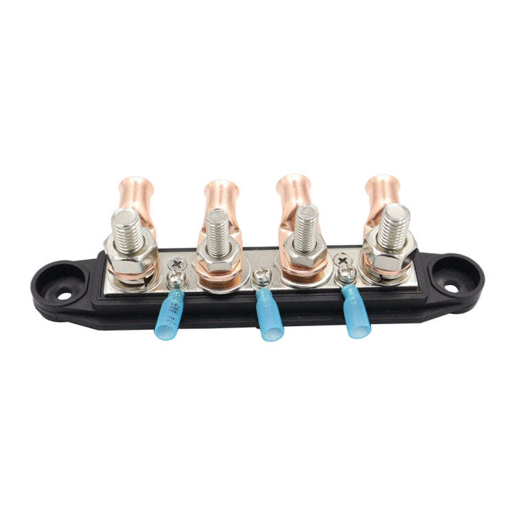 CP-4017 M10+M8 Power Distribution Block Terminal Studs with Terminals(Black)