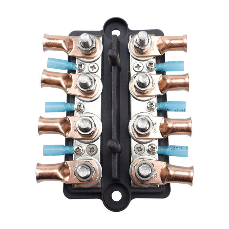 CP-4065 Double Row M8 Power Distribution Block Terminal Studs with Terminals(Black)