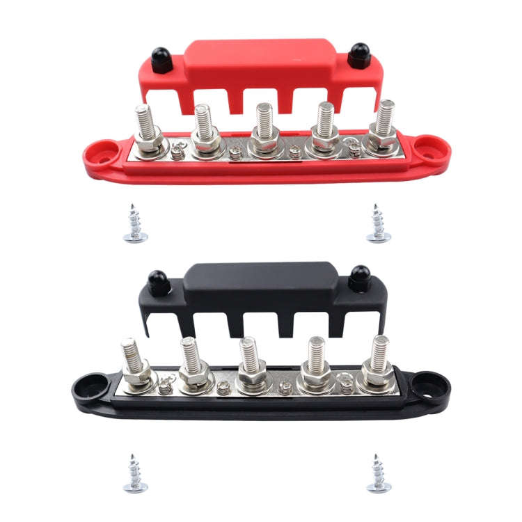 CP-4137 300A M10 Power Distribution Block Terminal Studs(Black + Red)