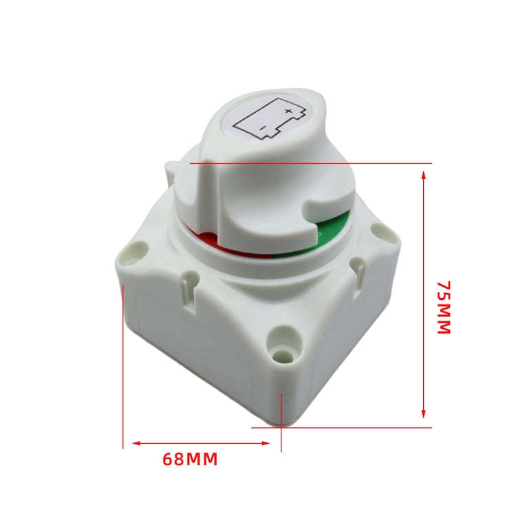 CP-4343 Yacht RV Single-circuit High-current Knob Power-off Switch(Grey)