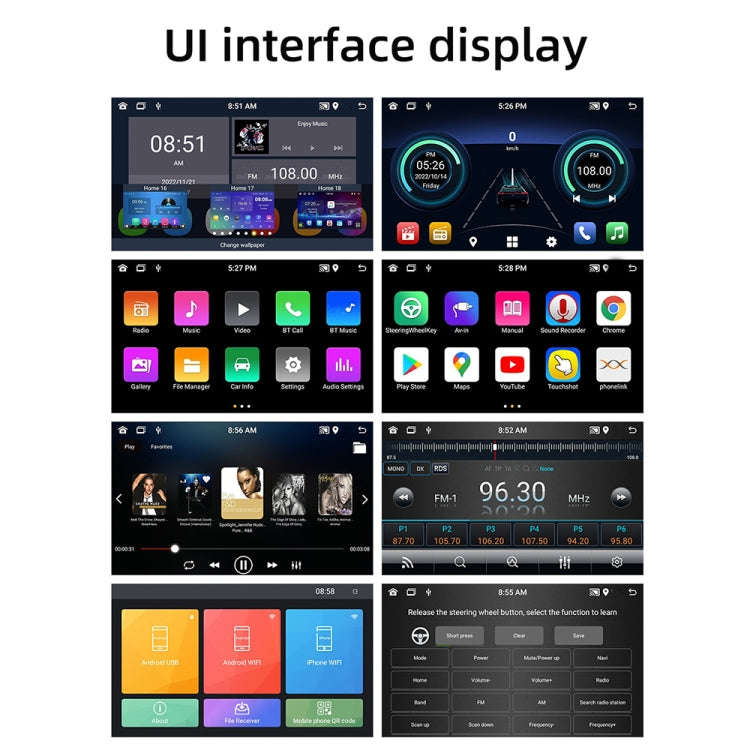 For Ford Transit 7 inch Android Navigation Machine Supports WiFi / GPS / RDS, Specification:2GB+3...