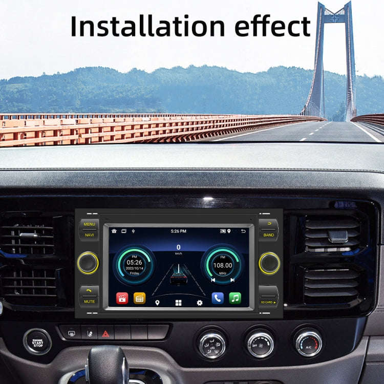 For Ford Transit 7 inch Android Navigation Machine Supports WiFi / GPS / RDS, Specification:2GB+3...
