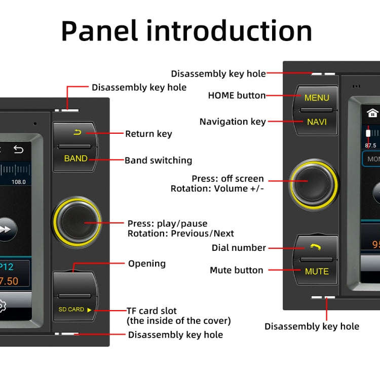 For Ford Transit 7 inch Android Navigation Machine Supports WiFi / GPS / RDS, Specification:2GB+3...