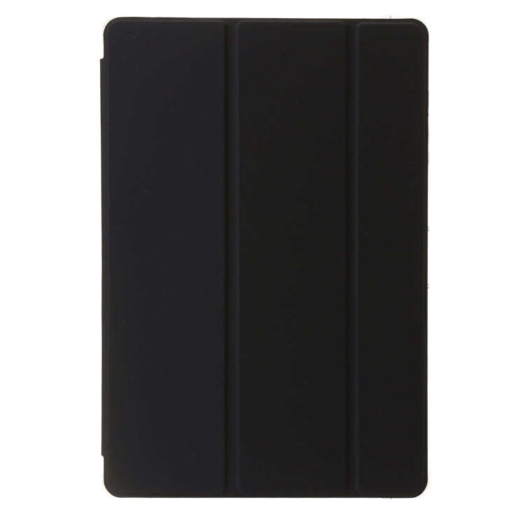 For Huawei MatePad 11.5 / Air 11.5 Clear Acrylic 3-Fold Leather Tablet Case(Black)