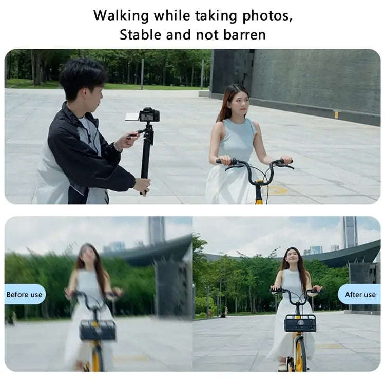 YESIDO SF17 Multifunctional Retractable Metal Tripod Stand Selfie Stick for Cell Phones Camera(Bl...