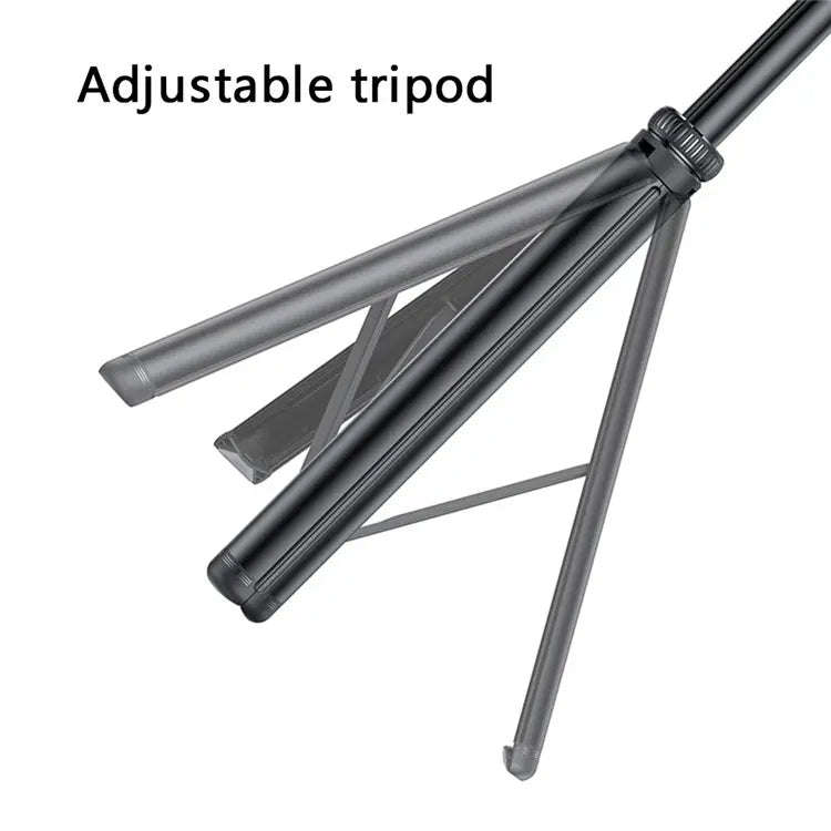 YESIDO SF17 Multifunctional Retractable Metal Tripod Stand Selfie Stick for Cell Phones Camera(Bl...