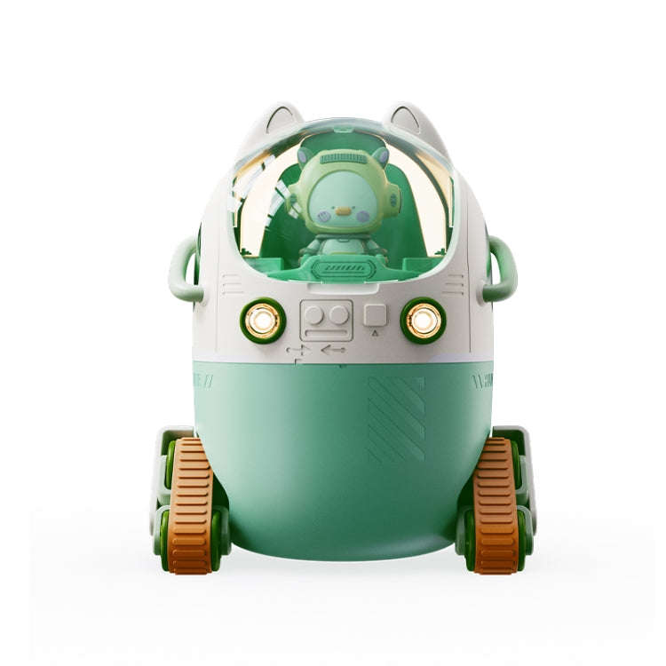 MJ066 220ML Portable Desktop Cute Cartoon Tank Car Air Humidifier with LED Lights, Model:USB(Green)