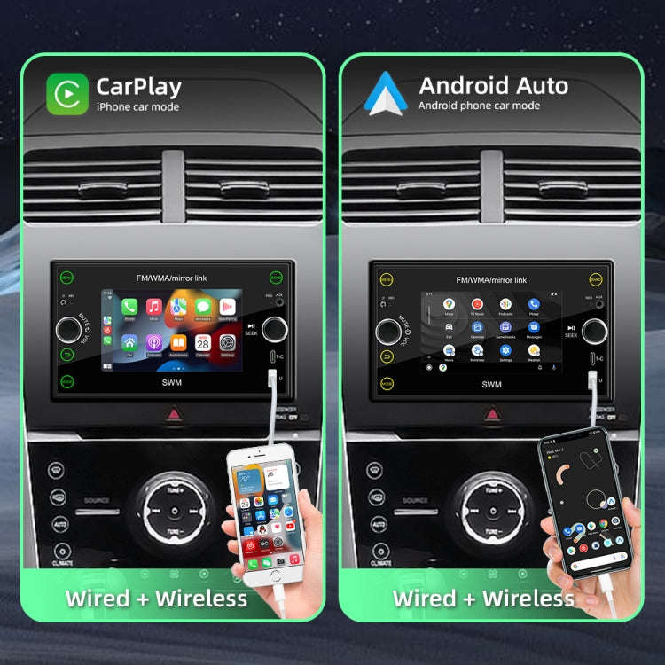 A3121 Android 12 GPS Navigation Car Multimedia Player, 1GB+32GB, Support iOS CarPlay / Android Au...