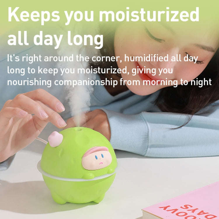 MJ081 USB Mini Desktop Humidifier, Specifications: 160ml(Green)