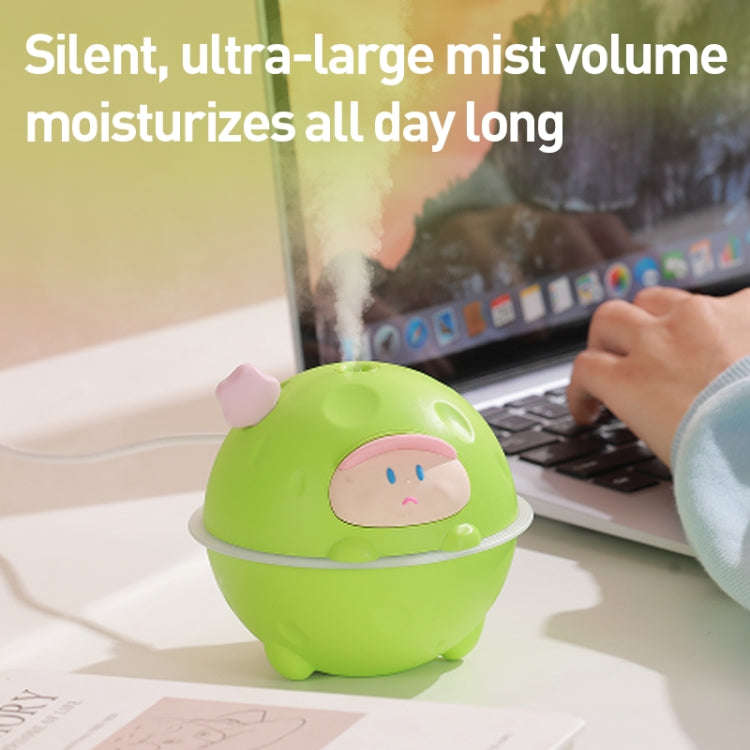 MJ081 USB Mini Desktop Humidifier, Specifications: 160ml(Green)