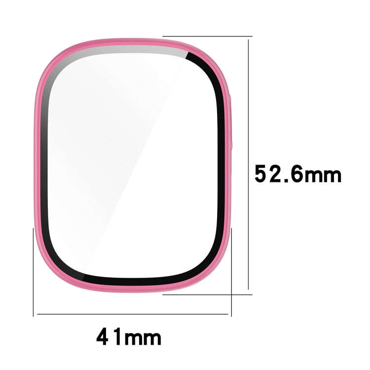 For Xplora X6 Children PC + Tempered Film Integrated Watch Protective Case(Rainbow)