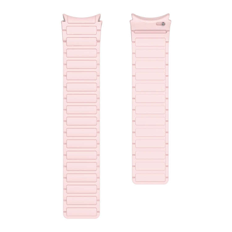 For Samsung Galaxy Watch 6 / 5 / 4 Magnetic Loop Silicone Watch Band(Pink)