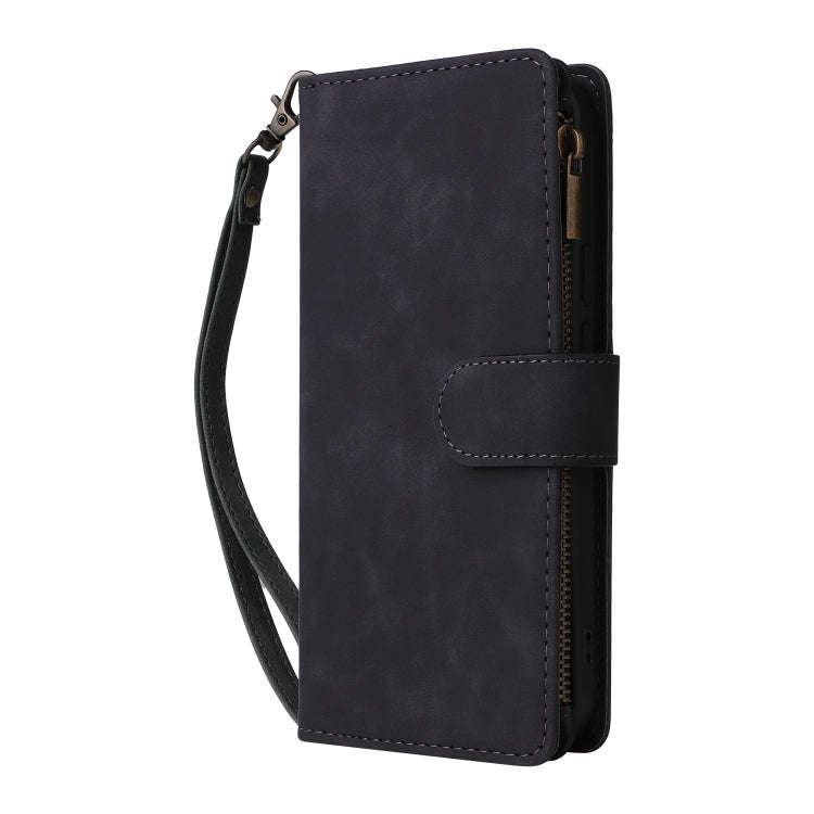 For Google Pixel 9 Pro Multifunctional Multi-Card Wallet Phone Leather Case(Black)
