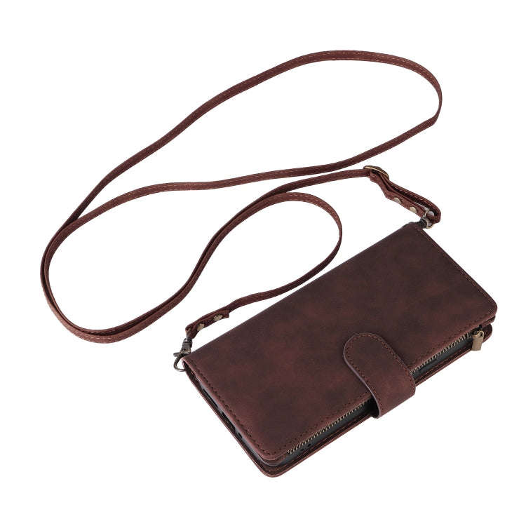 For Google Pixel 9 Pro Multifunctional Multi-Card Wallet Phone Leather Case(Coffee)