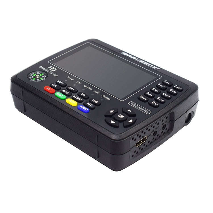 iBRAVEBOX V10 Finder Pro 4.3 inch Display Digital Satellite Meter Signal Finder, Support DVB-S/S2...