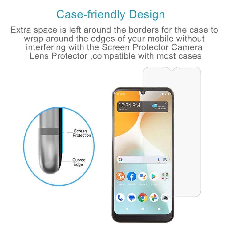 For BLU View 5 Pro 50pcs 0.26mm 9H 2.5D Tempered Glass Film