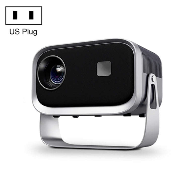 A003 150 Lumens 1280x720P 360 Degree Rotating LED Mini Same Screen Projector, Specification:US Plug