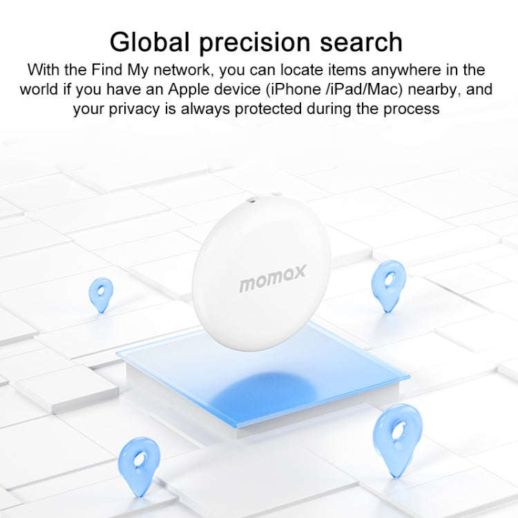 MOMAX BR7 PINPOP Wireless Location Anti-lost Device(Blue)