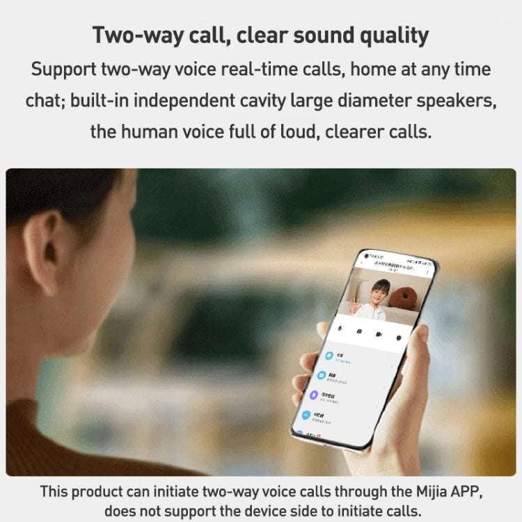 Original Xiaomi Smart Camera 3 Pro PTZ 360 Degree Panorama 350W Pixels Two-Way Voice Call, US Plu...