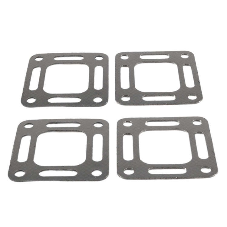 A8504 4pcs / Set Car Exhaust Elbow Gasket for Mercruiser 27-863726(Grey)