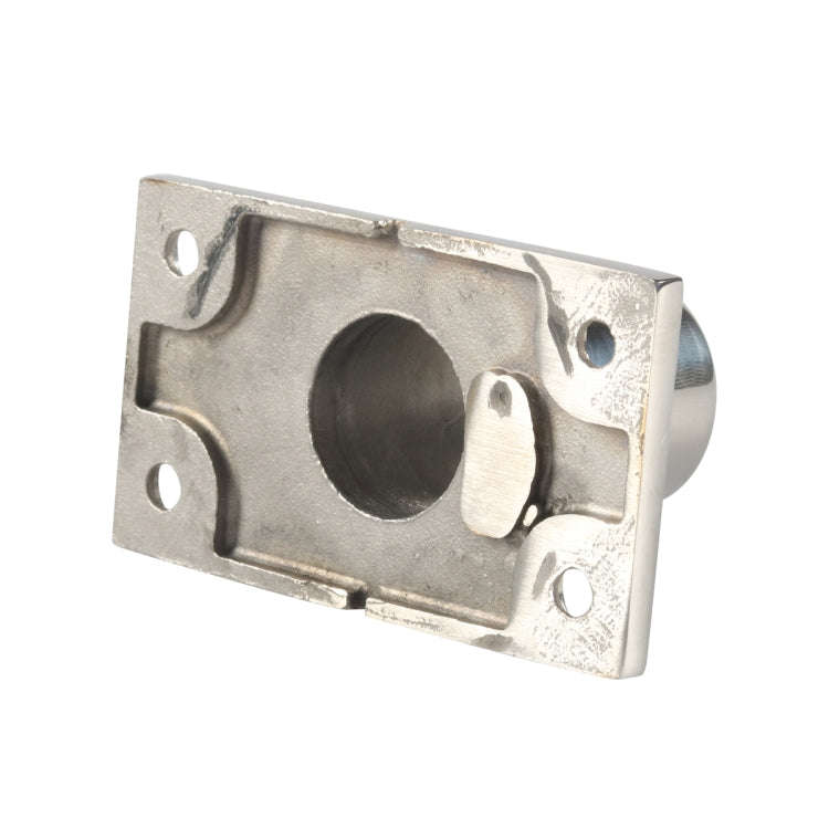 A8767 Ship / Yacht 316 Stainless Steel 90 Degree Square Tube Holder with Screws + Wrench(Silver)