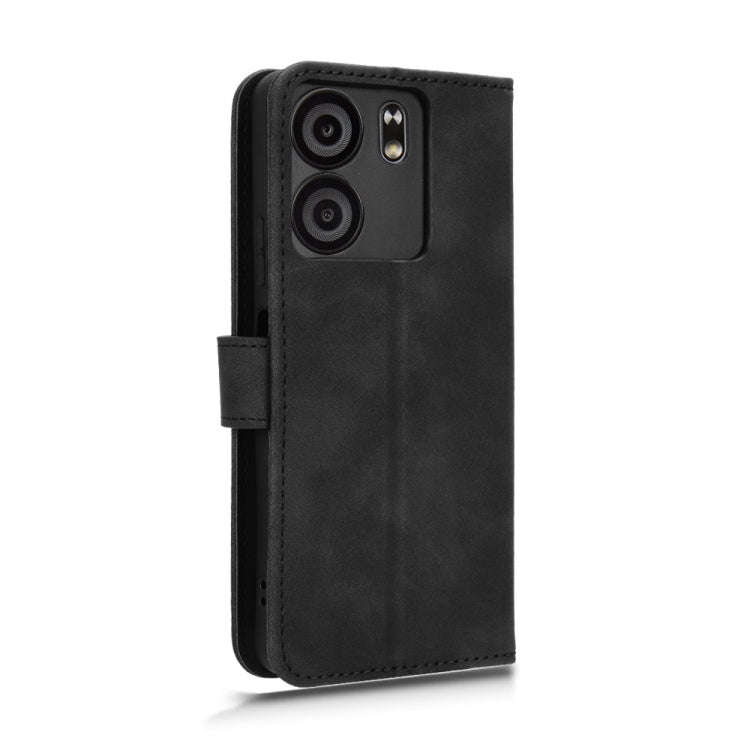 For BLU View 5 Skin Feel Magnetic Flip Leather Phone Case(Black)