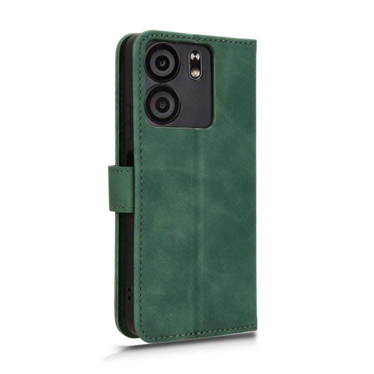For BLU View 5 Skin Feel Magnetic Flip Leather Phone Case(Green)