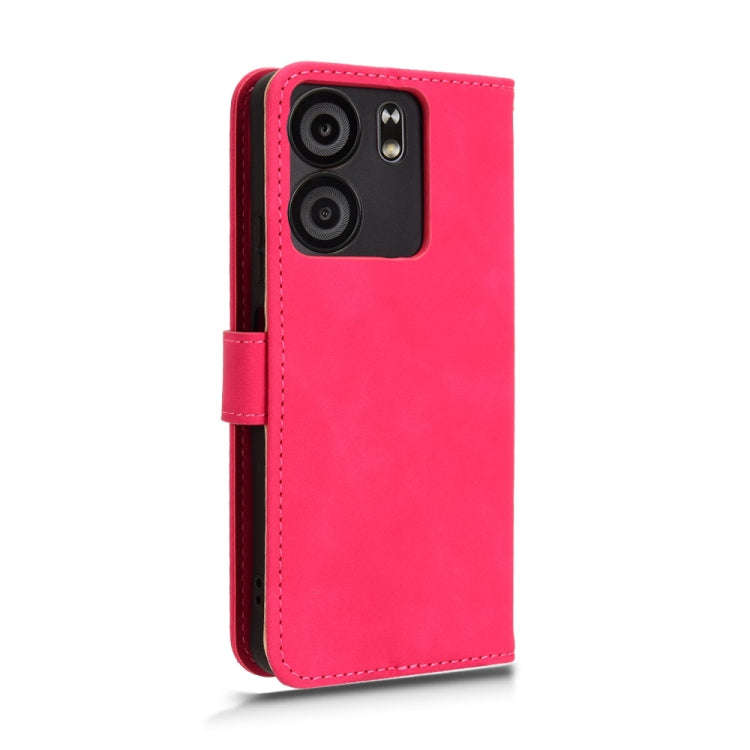 For BLU View 5 Skin Feel Magnetic Flip Leather Phone Case(Rose Red)