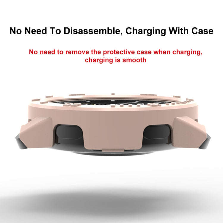 For Xiaomi Watch S3 Half Package Scale PC Watch Protective Case(Transparent)