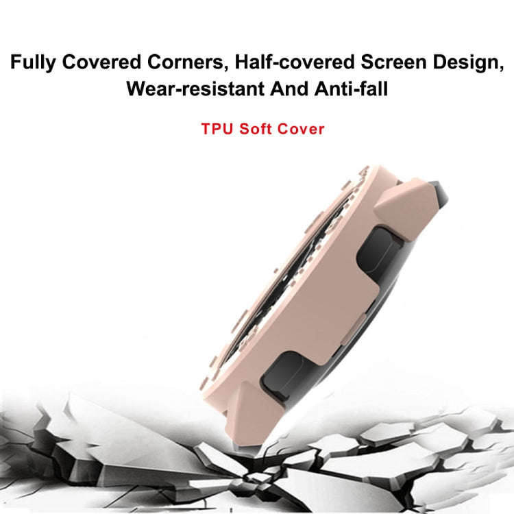 For Xiaomi Watch S3 Half Package Scale PC Watch Protective Case(Transparent)