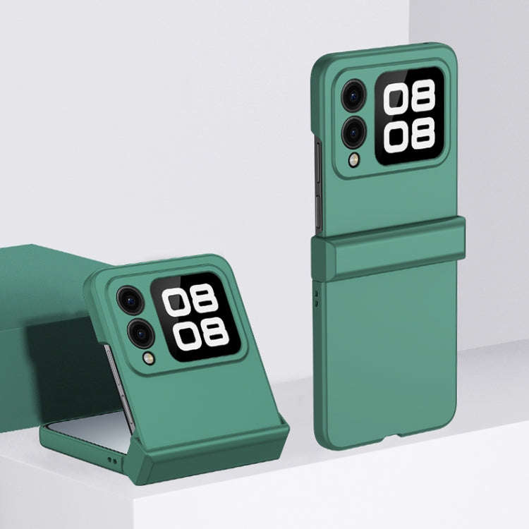 For Huawei nova Flip Three-stage Hinge Skin Feel PC Phone Case(Green)