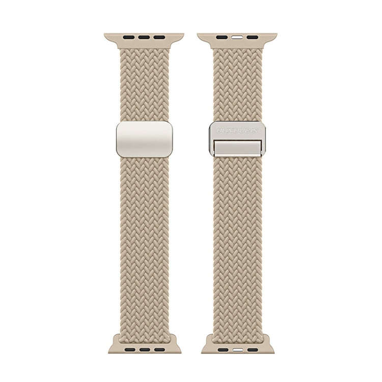 For Apple Watch SE 2023 44mm DUX DUCIS Mixture Pro Series Magnetic Buckle Nylon Braid Watch Band(...