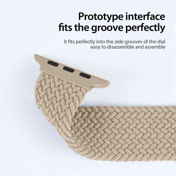 For Apple Watch SE 2023 44mm DUX DUCIS Mixture Pro Series Magnetic Buckle Nylon Braid Watch Band(...