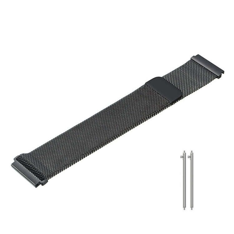 For Huami Amazfit GTS 20mm / Bip U Pro Milanese Magnetic Metal Watch Band(Rose Pink)