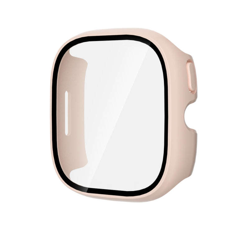For Verizon Gizmo Watch 3 PC + Tempered Film Integrated Watch Protective Case(Light Pink)