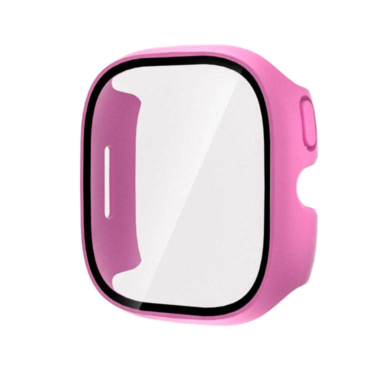 For Verizon Gizmo Watch 3 PC + Tempered Film Integrated Watch Protective Case(Rose Red)