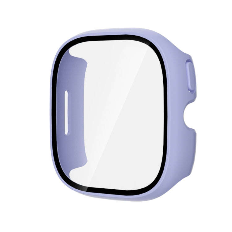 For Verizon Gizmo Watch 3 PC + Tempered Film Integrated Watch Protective Case(Purple)
