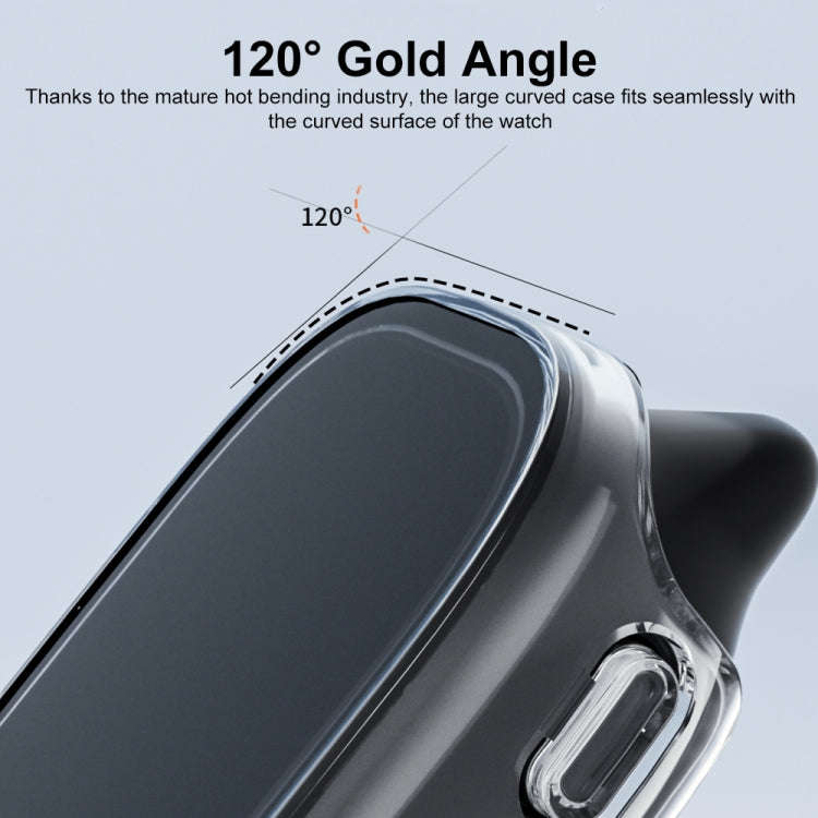For Verizon Gizmo Watch 3 PC + Tempered Film Integrated Watch Protective Case(Blue)
