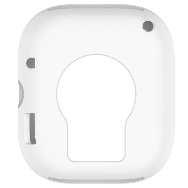 For Redmi Watch 4 Silicone Smart Watch Protective Case(White)