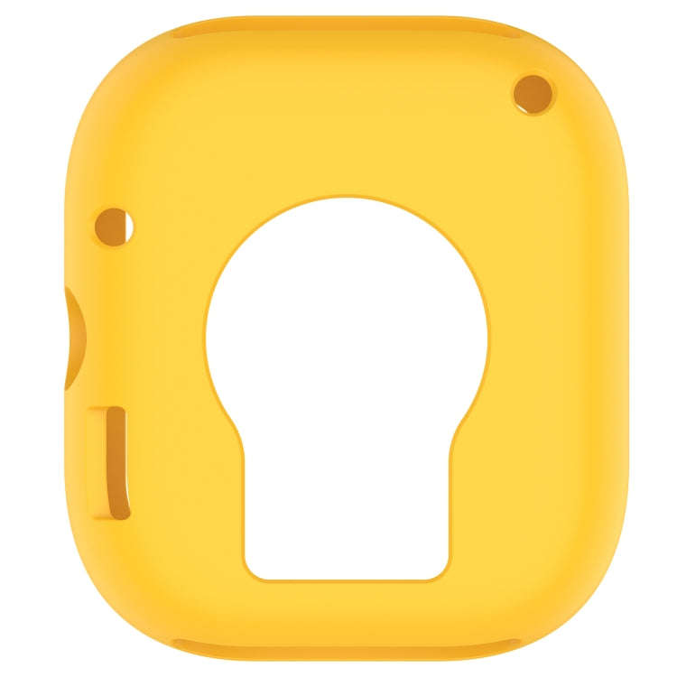 For Redmi Watch 4 Silicone Smart Watch Protective Case(Yellow)