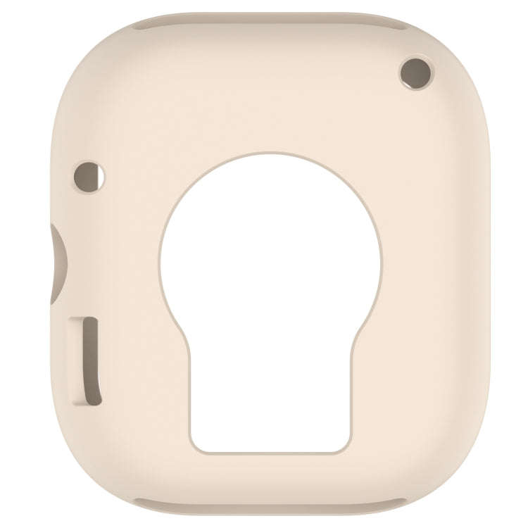 For Redmi Watch 4 Silicone Smart Watch Protective Case(Starlight Color)
