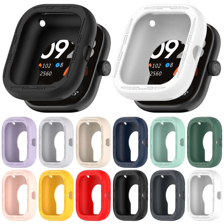 For Redmi Watch 4 Silicone Smart Watch Protective Case(Dark Green)