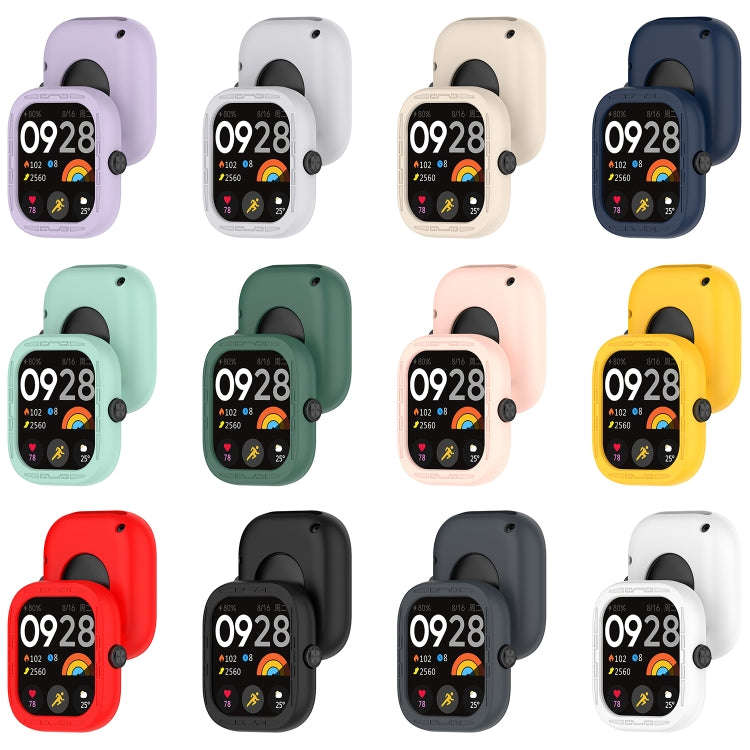 For Redmi Watch 4 Silicone Smart Watch Protective Case(Grey)