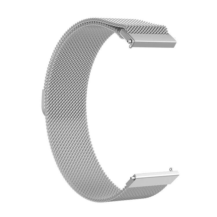 For Huami Amazfit GTS 22mm Milanese Magnetic Metal Watch Band(Silver)