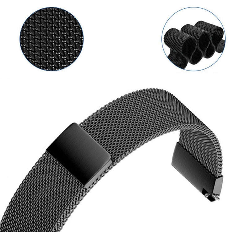For Huami Amazfit GTS 22mm Milanese Magnetic Metal Watch Band(Rose Pink)