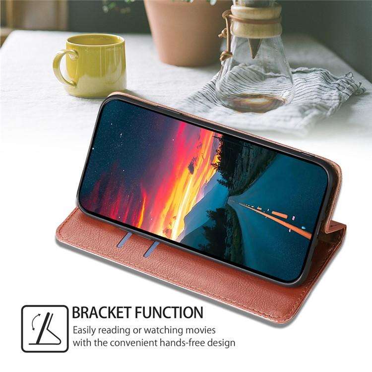 For Honor X8c 4G Gloss Oil Solid Color Magnetic Leather Phone Case(Rose Gold)