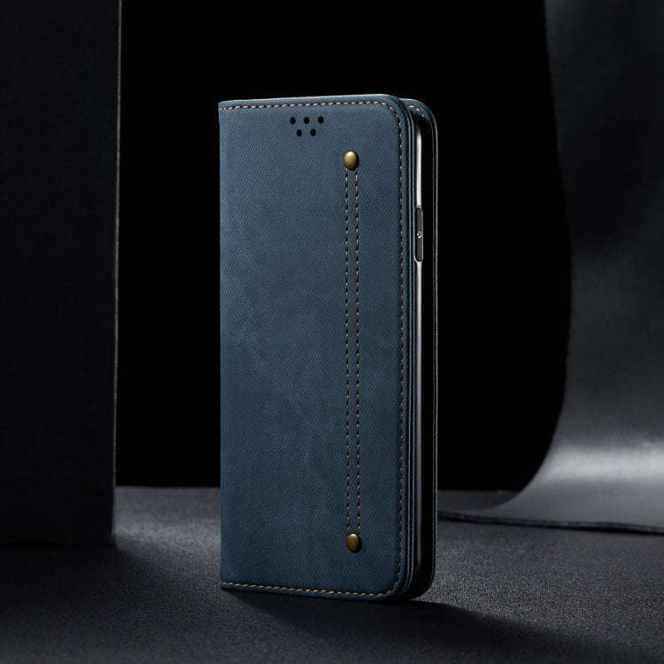For OnePlus Nord 4 Denim Texture Casual Style Horizontal Flip Leather Case(Blue)