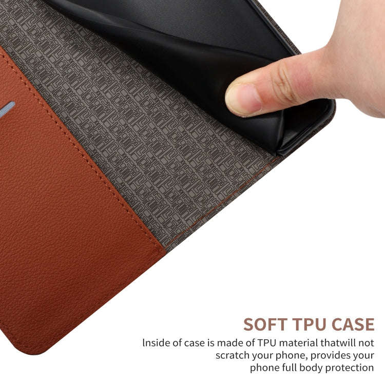 For OnePlus Nord 4 5G Rhombic Grid Texture Leather Phone Case(Brown)
