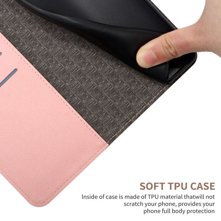 For OnePlus Nord 4 5G Rhombic Grid Texture Leather Phone Case(Pink)