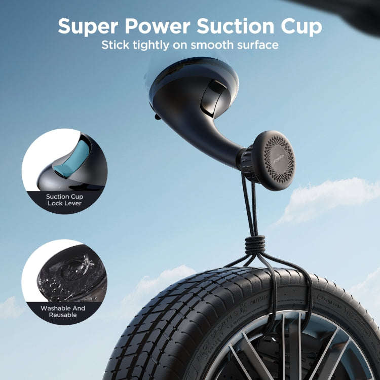 JOYROOM JR-ZS356 Magnetic Car Suction Cup Phone Holder(Black)